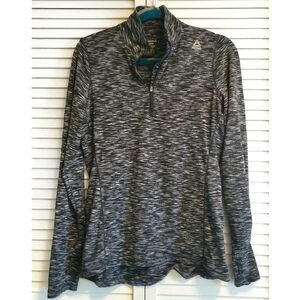 Reebok Long Sleeve Shirt 1/3 Zip Top Sz.M